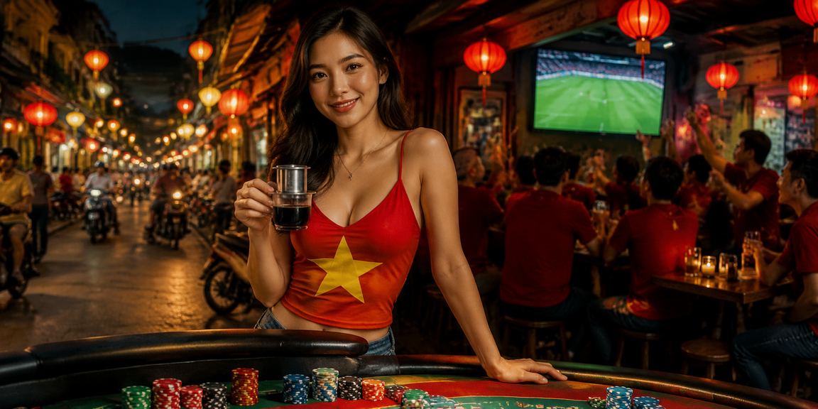Người chơi casino giải trí tại quán cà phê ở Hà Nội qua điện thoại